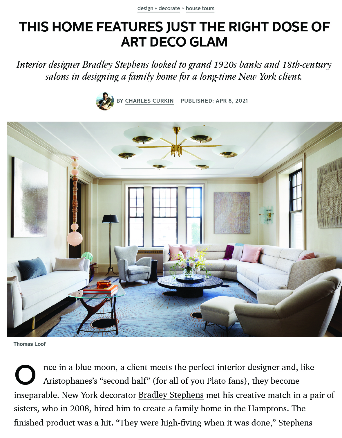 Elle Decor Art Deco Glam