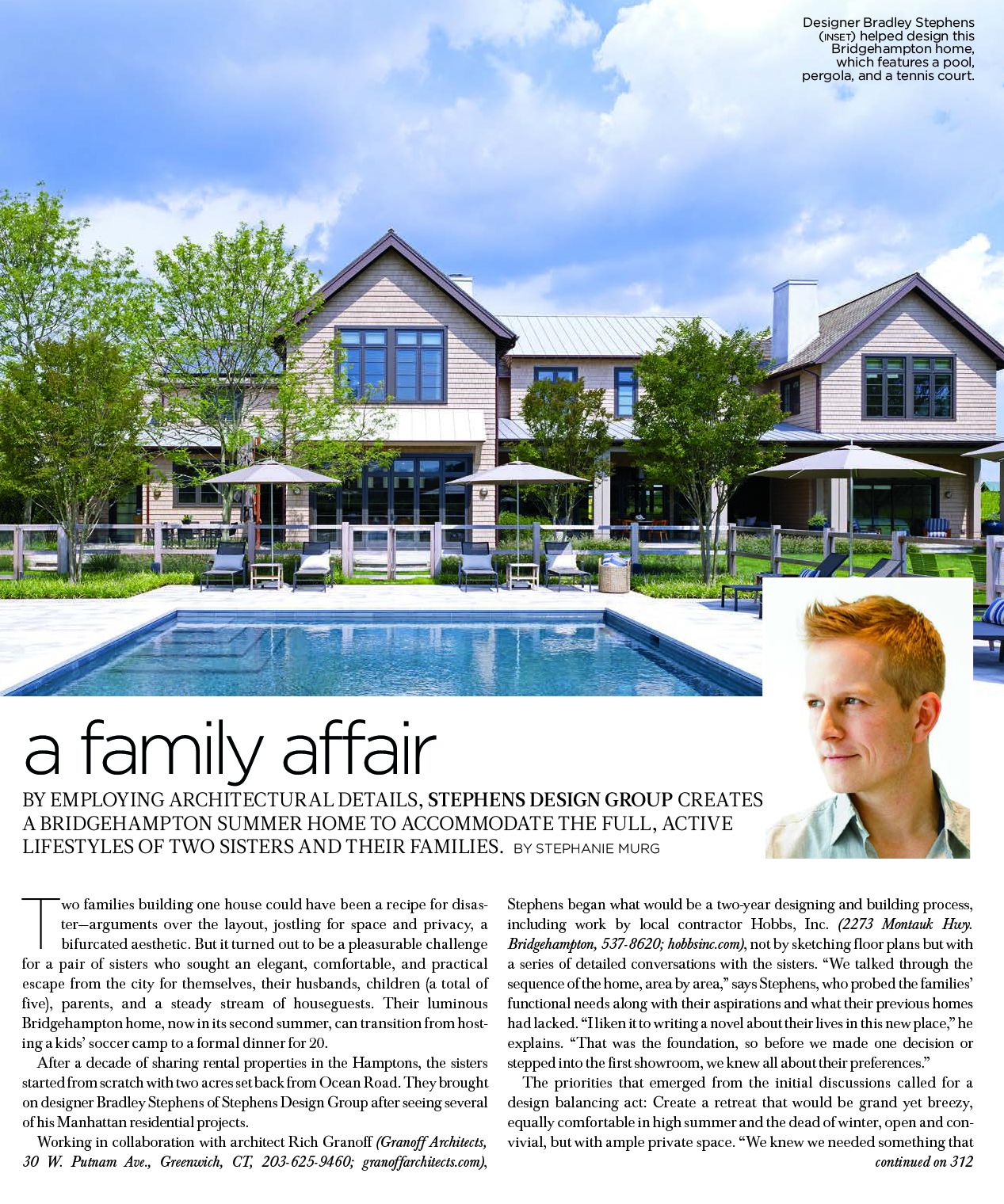 Hamptons Magazine Family Affair Crop