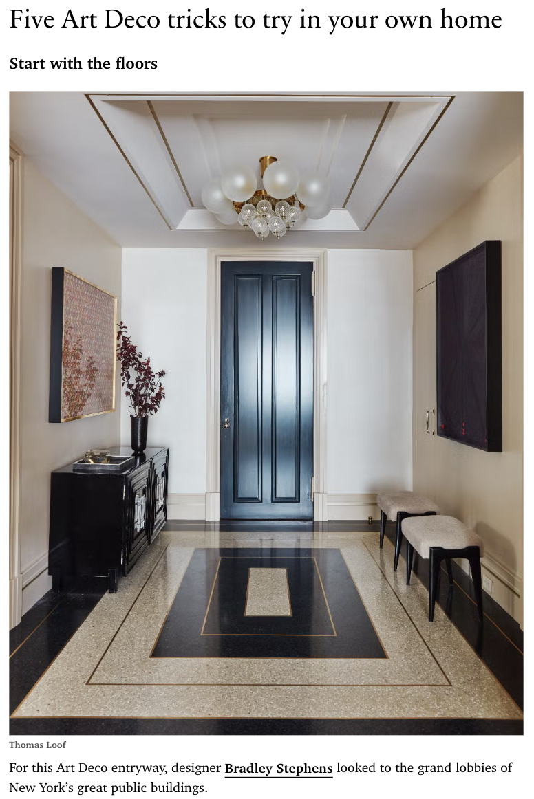 Elle Decor Art Deco Is Back